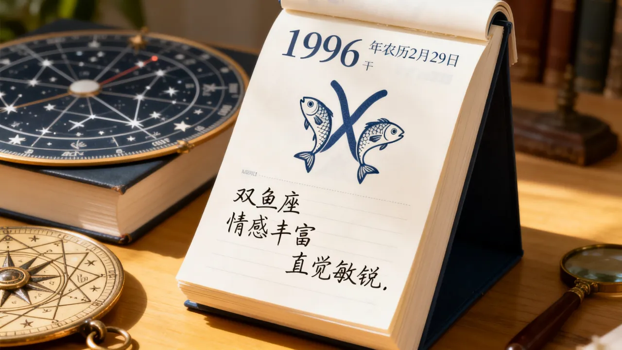 1996年农历2月29日是什么星座，阴历二月二十九出生的人命运如何？