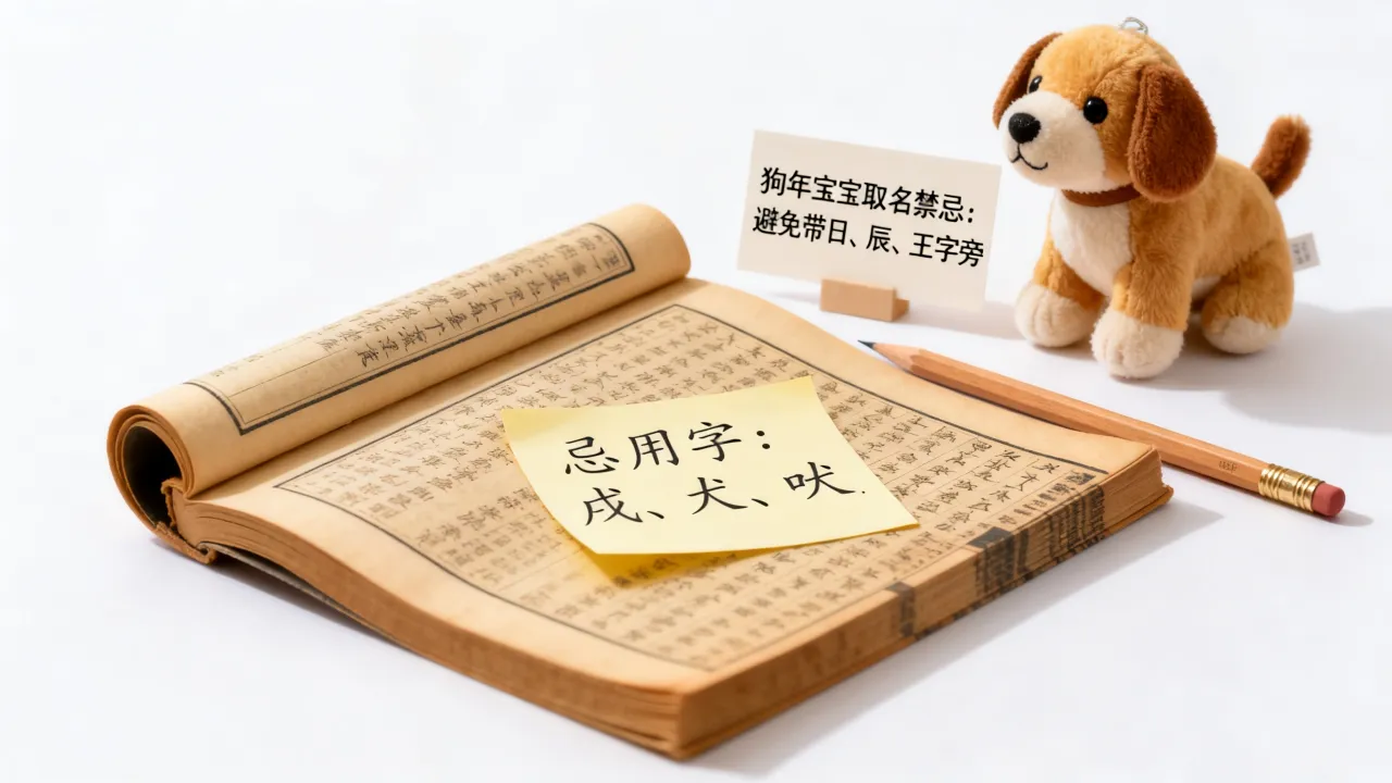 狗年宝宝起名忌讳什么，属狗宝宝取名禁忌和忌用字有哪些？