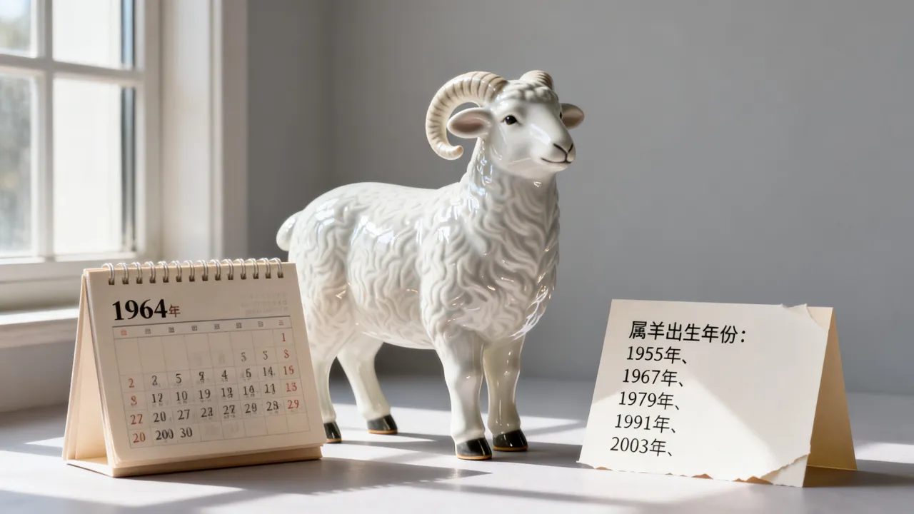 1964年属什么生肖？属羊是哪年出生的？