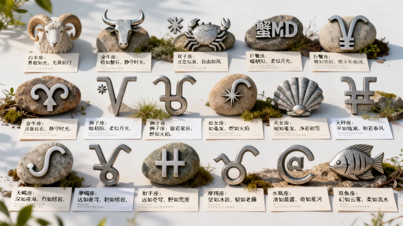 十二星座专属诗句有哪些，怎么找到属于自己的那句？