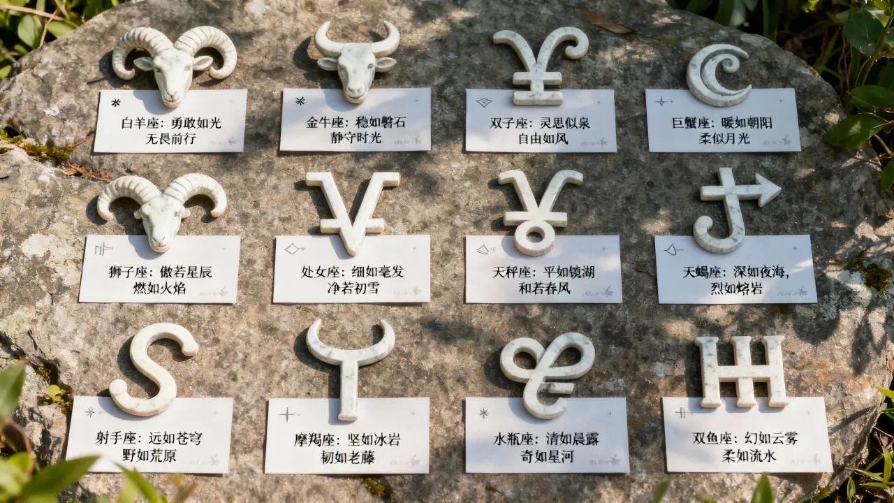 十二星座专属诗句有哪些，怎么找到属于自己的那句？