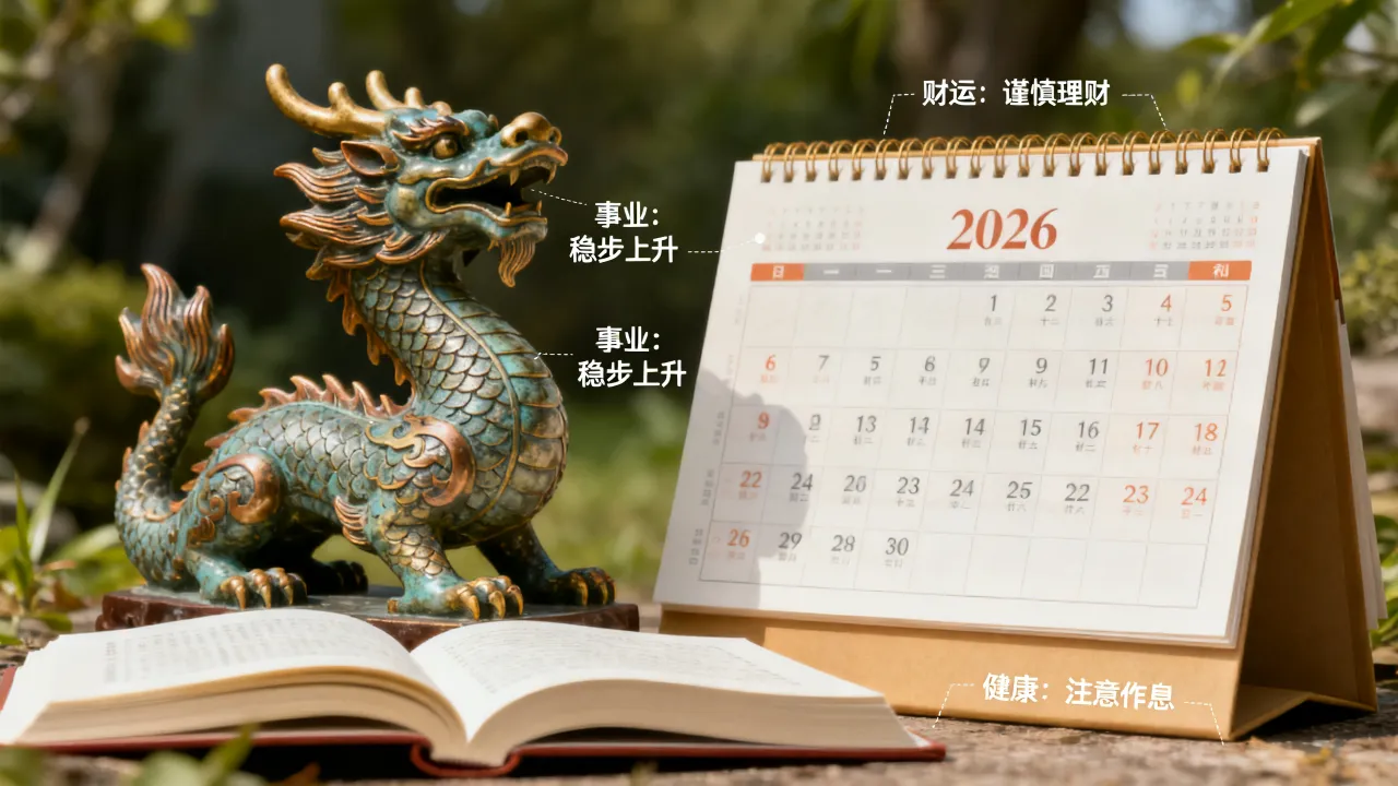 属龙2026年运势如何，2026年属龙人全年运势和每月运程怎么样？