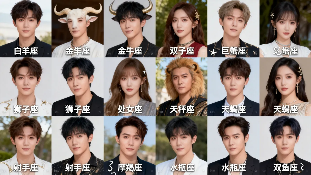 十二星座明星照片哪里找?明星星座图片合集 十二星座明星照片哪里找?明星星座图片合集