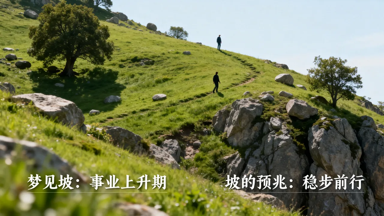 梦见坡是什么意思？做梦梦到坡预兆好坏？梦见坡周公解梦大全