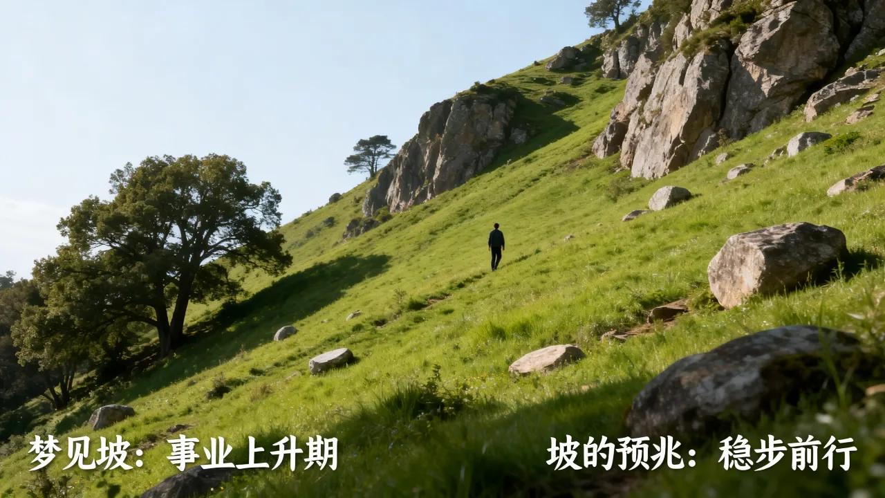 梦见坡是什么意思？做梦梦到坡预兆好坏？梦见坡周公解梦大全