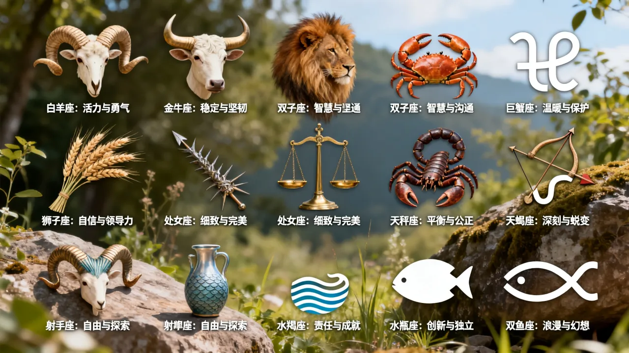 十二星座专属寓意是什么，十二星座专属寓意有哪些？
