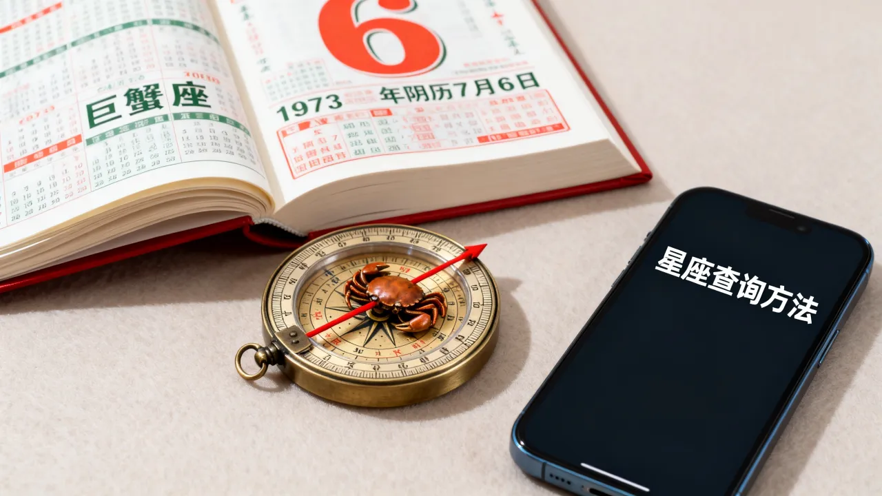 1973年阴历7月6日是什么星座，怎么查？