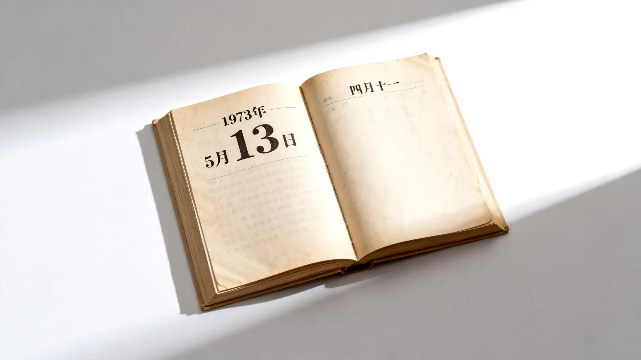 1973年5月13日阴历是几月几号,农历是多少? 1973年5月13日阴历是几月几号,农历是多少?