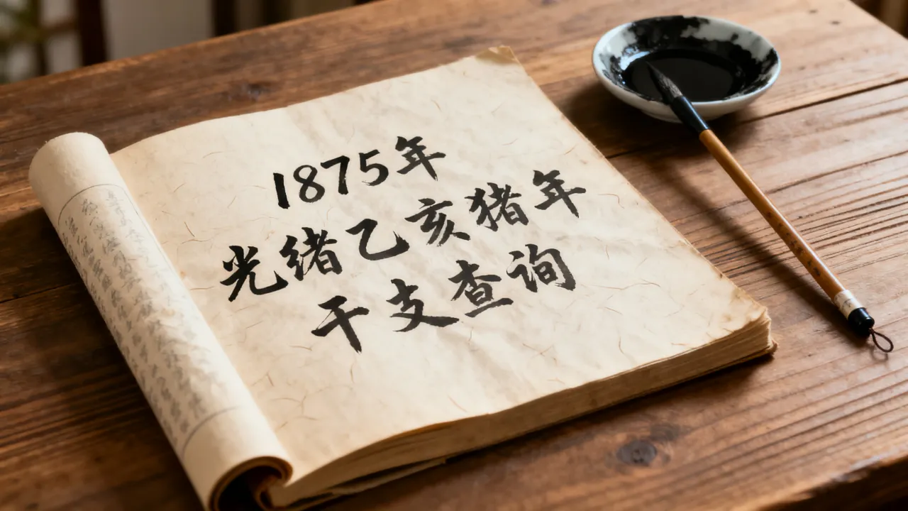 1875年阴历是阳历哪一年?光绪乙亥猪年干支查询 1875年阴历是阳历哪一年?光绪乙亥猪年干支查询