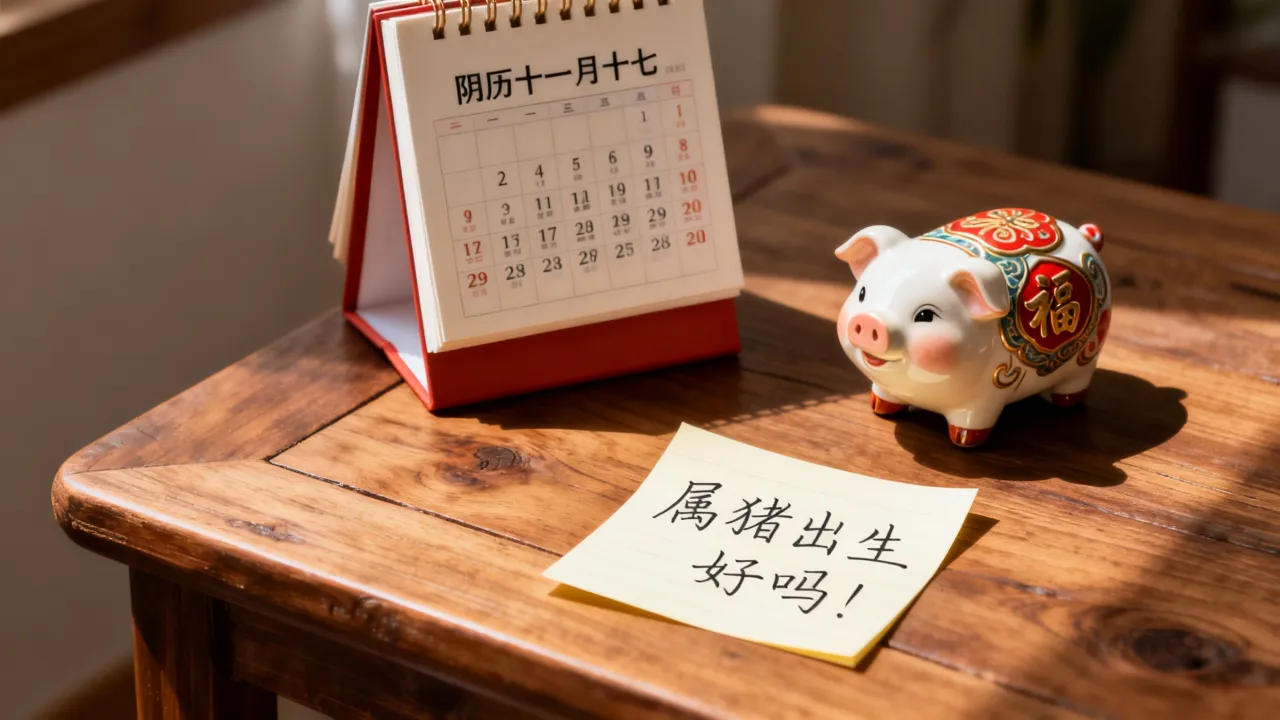 属猪的11月17日阴历对应阳历是哪天？属猪阴历十一月十七出生好吗