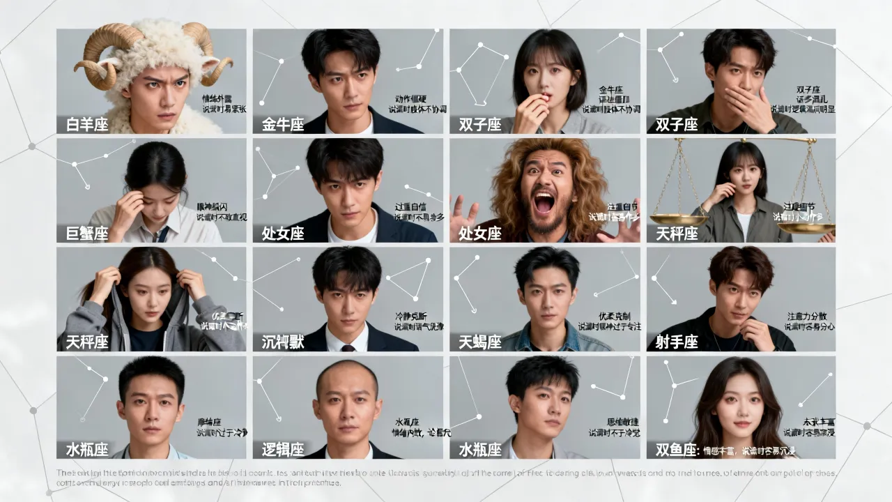 十二星座说谎都有什么表现，哪个星座说谎时最容易被看穿？