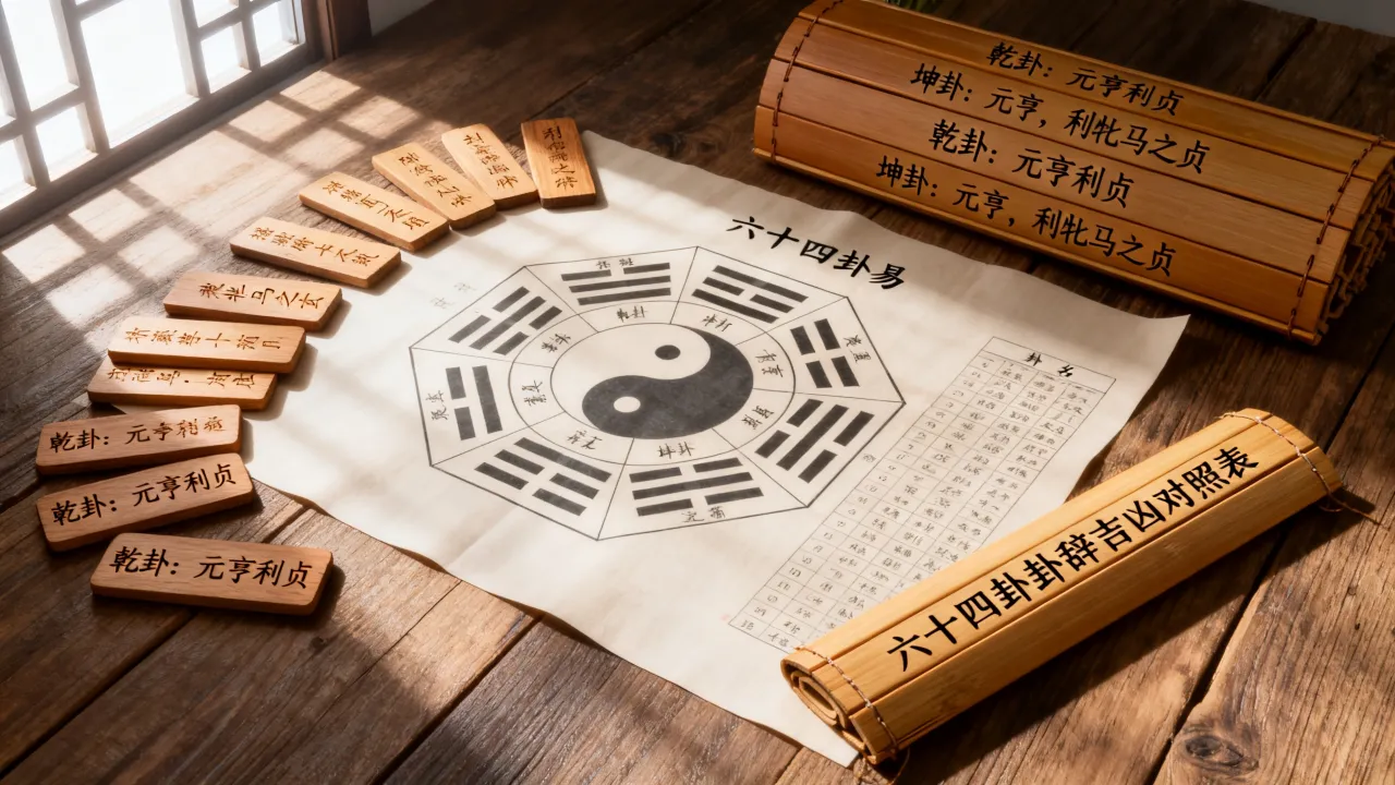 卦辞吉凶怎么判断,《周易》六十四卦卦辞吉凶对照表怎么看 卦辞吉凶怎么判断,《周易》六十四卦卦辞吉凶对照表怎么看