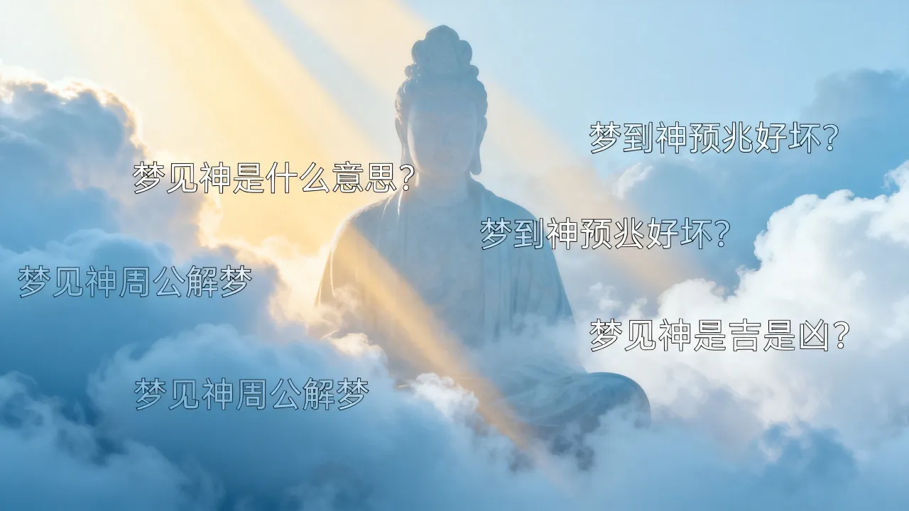 梦见神是什么意思？梦到神预兆好坏？梦见神周公解梦，梦见神是吉是凶？