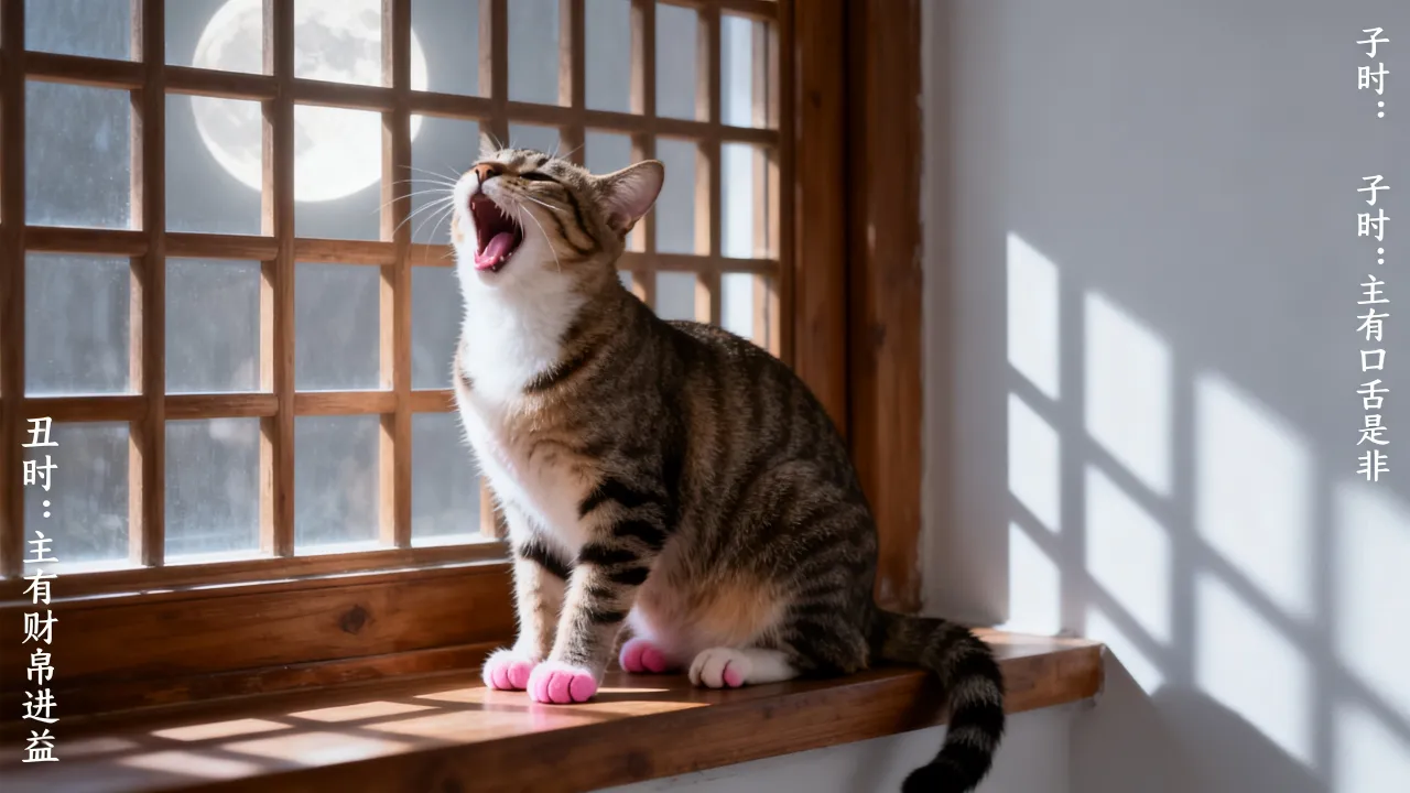 猫叫时辰吉凶怎么看，半夜猫叫预示着什么吉凶祸福？