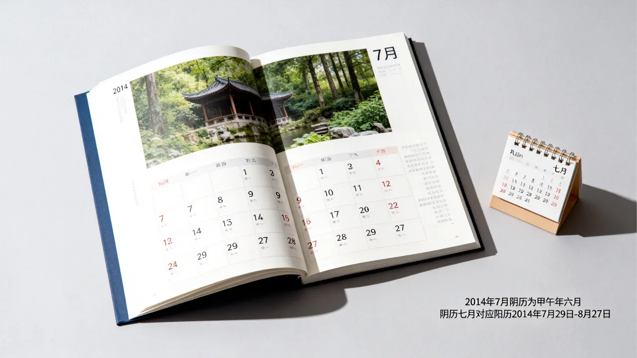 2014年7月阴历是几月几号,阴历七月对应阳历什么时候 2014年7月阴历是几月几号,阴历七月对应阳历什么时候