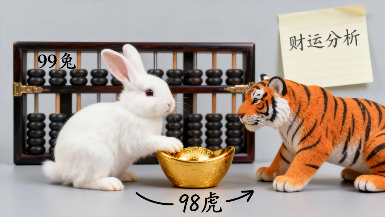 属兔与属虎财运相冲吗,98虎和99兔相配吗婚姻财运如何 属兔与属虎财运相冲吗,98虎和99兔相配吗婚姻财运如何