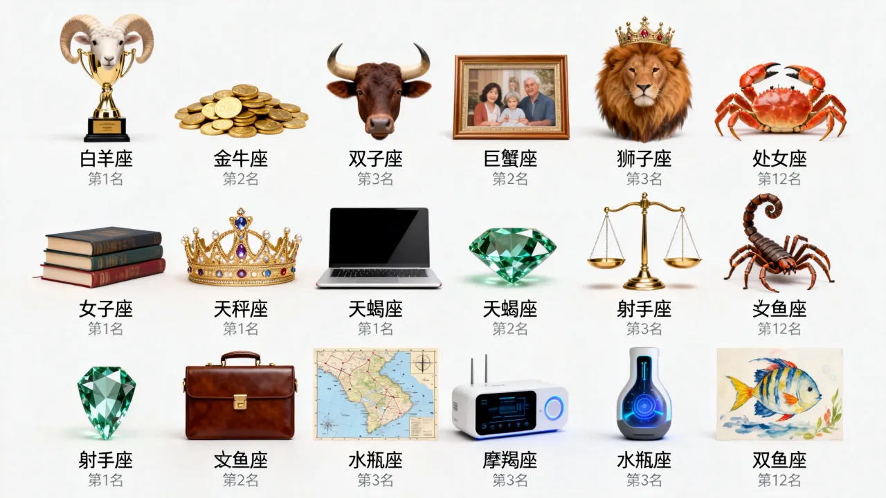 十二星座谁最有钱？十二星座谁最有钱排行榜第一名是谁？