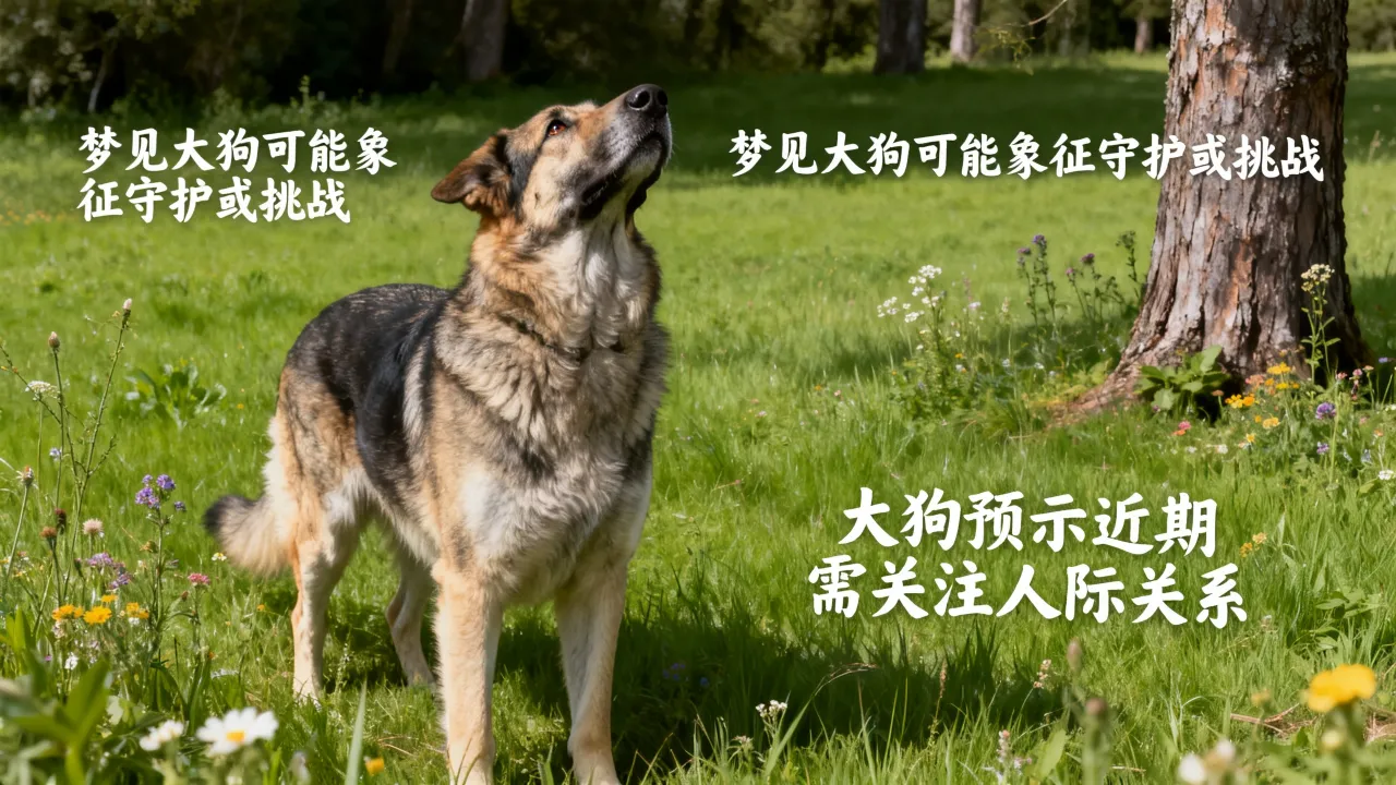 梦见大狗是什么意思,梦到大狗预示什么好坏,周公解梦 梦见大狗是什么意思,梦到大狗预示什么好坏,周公解梦