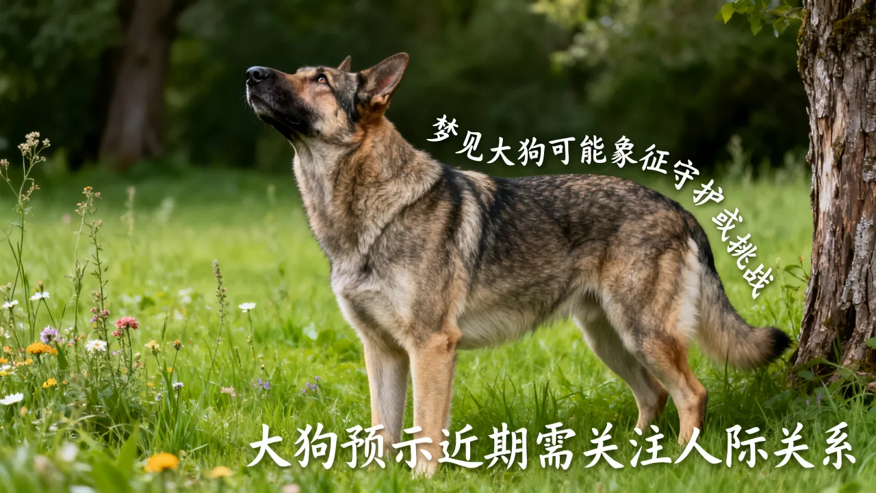 梦见大狗是什么意思,梦到大狗预示什么好坏,周公解梦 梦见大狗是什么意思,梦到大狗预示什么好坏,周公解梦