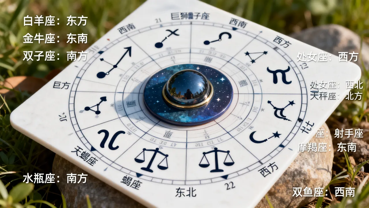十二星座东南西北怎么分?十二星座方位对照表 十二星座东南西北怎么分?十二星座方位对照表