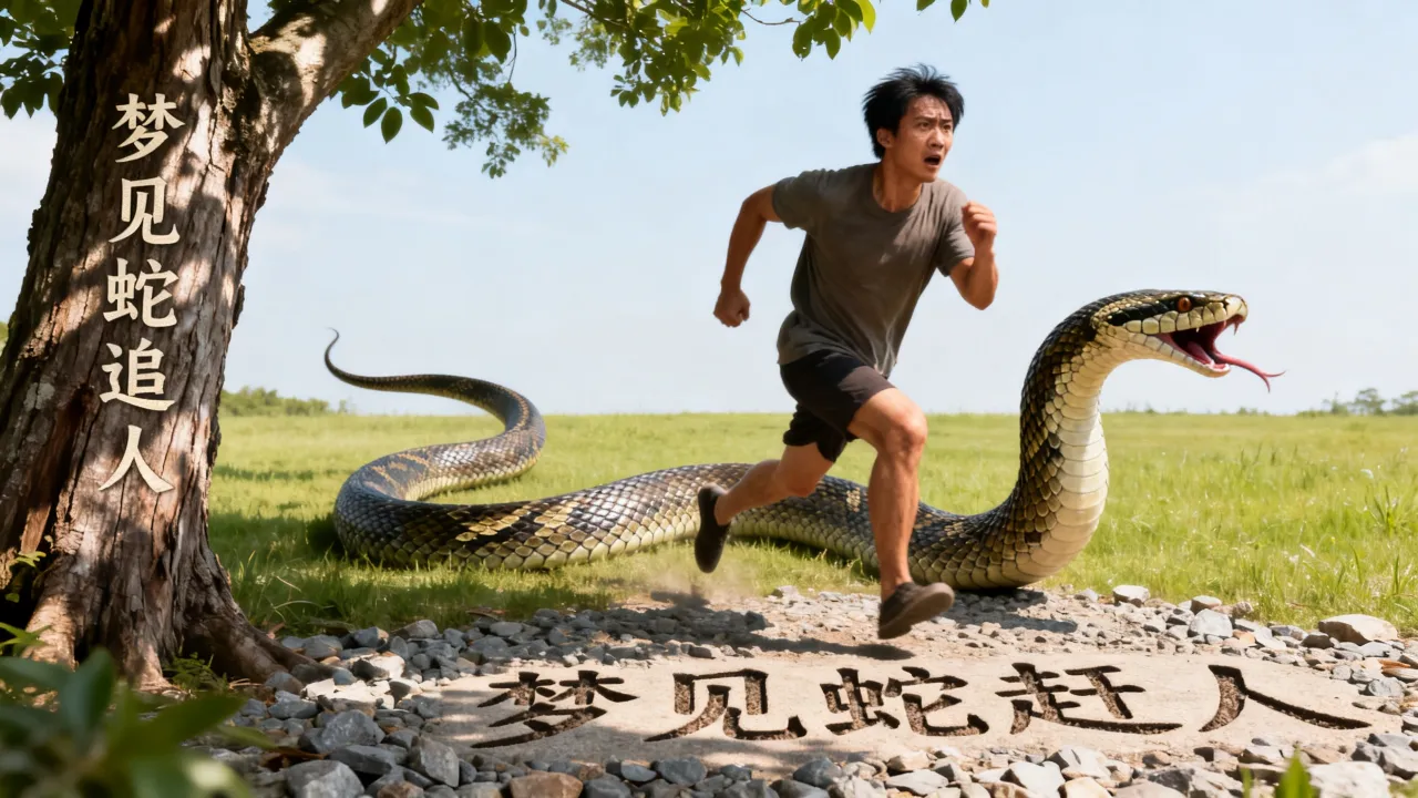 梦见蛇赶人预示了什么，梦见蛇追着人跑是什么预兆