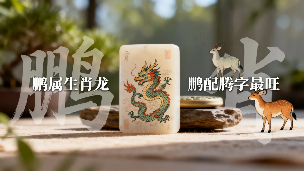 十二生肖鹏字是什么生肖，鹏字配什么字最旺？