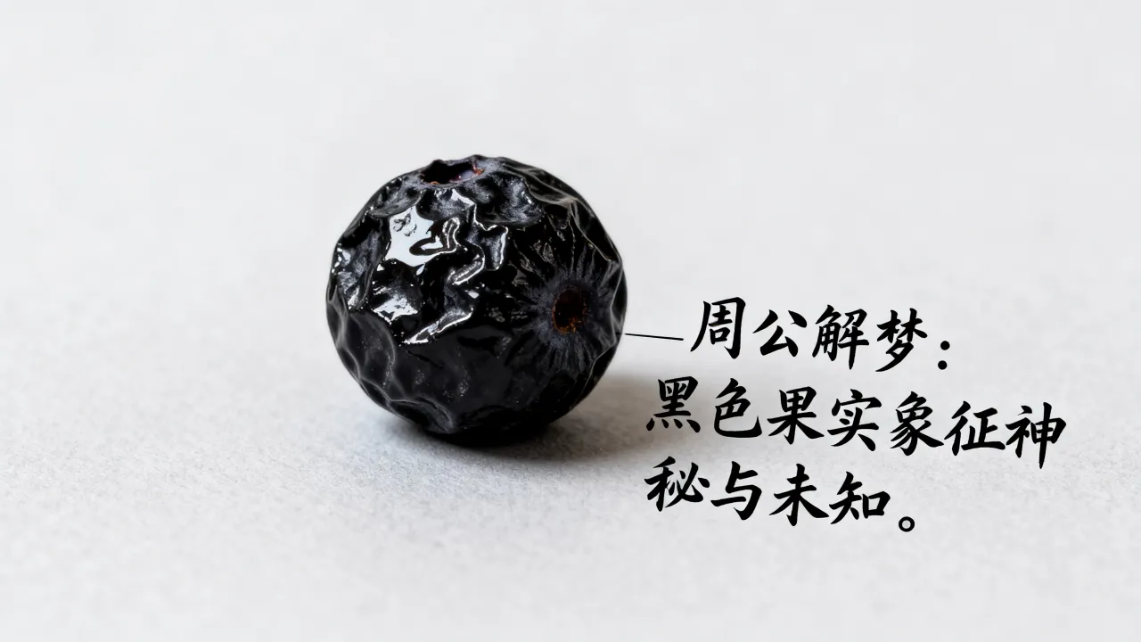 梦到黑色果实是好是坏，梦见黑色果实代表什么预兆周公解梦