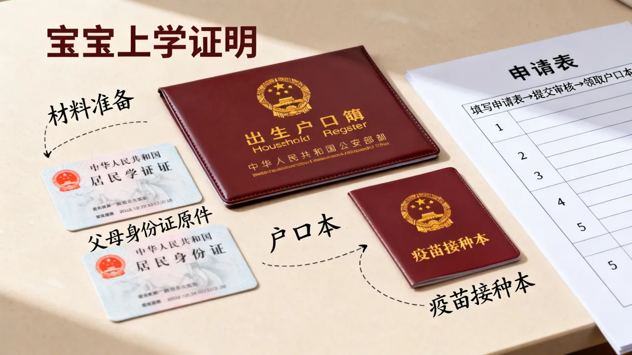 怎么给宝宝上户口起名，宝宝上户口需要什么材料和流程？