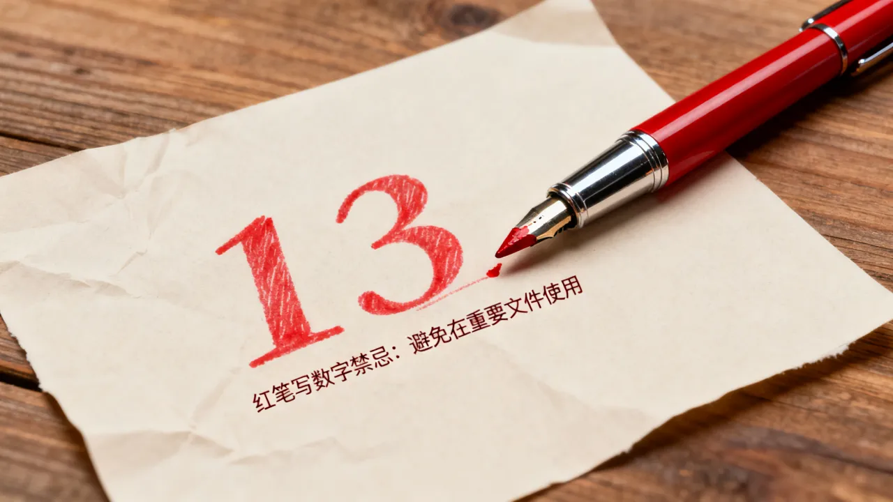红笔写数字吉凶怎么看，红笔写数字的禁忌和讲究是什么？