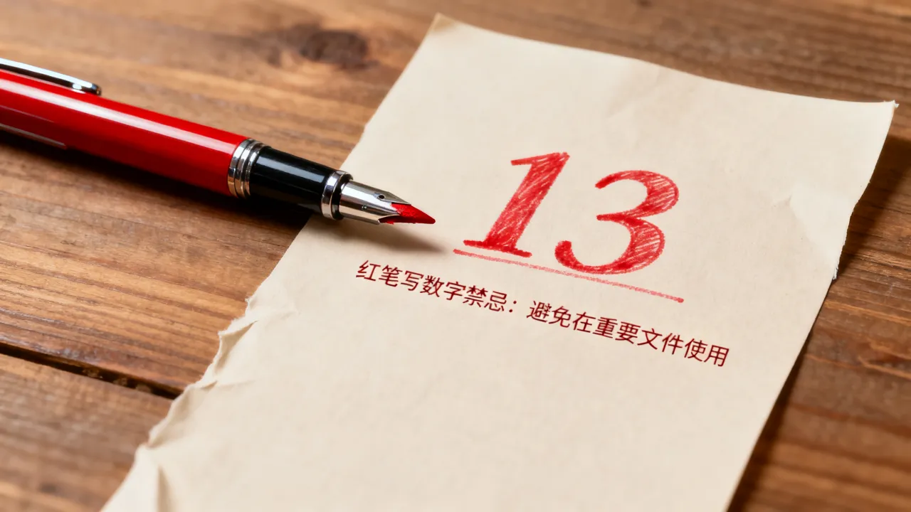 红笔写数字吉凶怎么看，红笔写数字的禁忌和讲究是什么？
