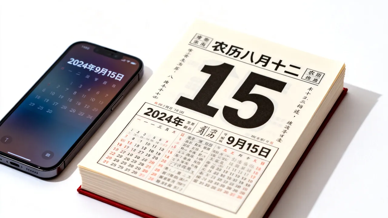 阴历8.12阳历是几号，农历八月十二对应的公历日期是哪天？