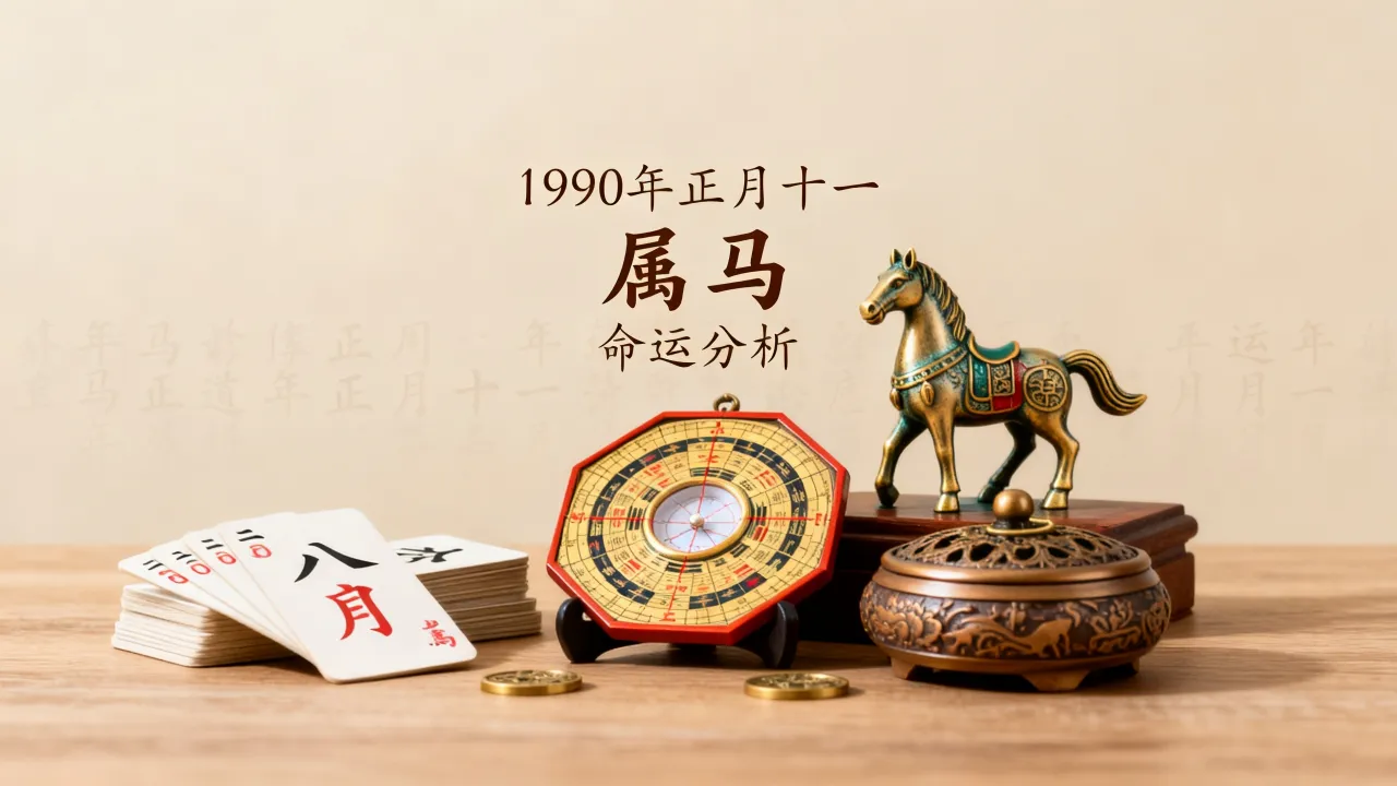 1990年阴历正月十一是什么命？，属马人命运如何。