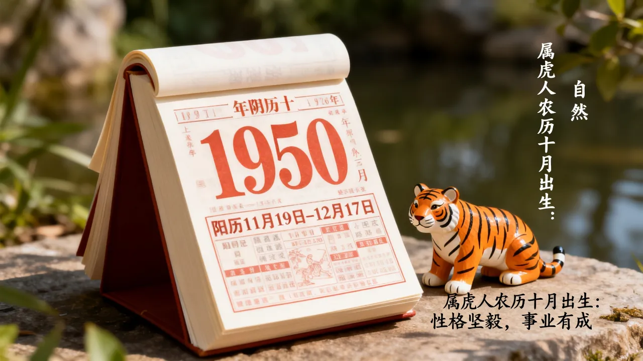 1950年阴历10月是阳历几月几号?属虎人农历十月出生命运如何 1950年阴历10月是阳历几月几号?属虎人农历十月出生命运如何