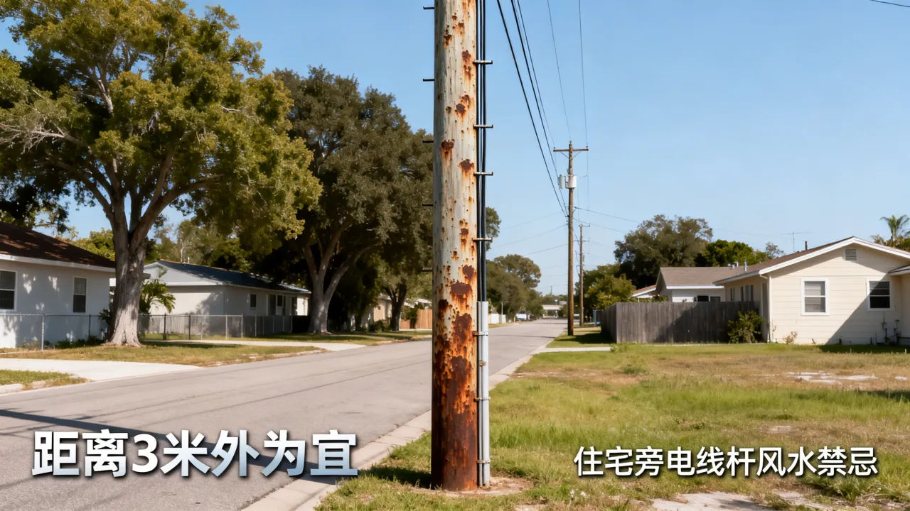 电线杆怎么判断吉凶,住宅附近电线杆风水有啥说法 电线杆怎么判断吉凶,住宅附近电线杆风水有啥说法