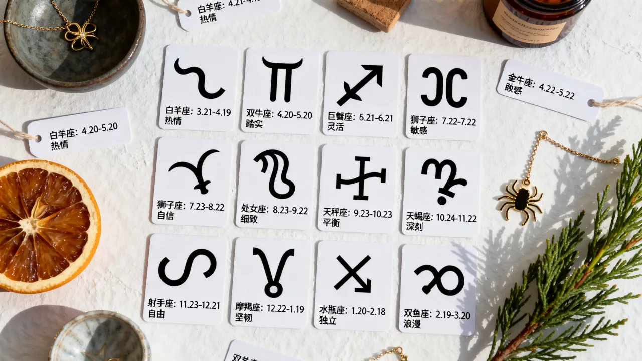 十二星座解答表怎么看?十二星座日期性格查询表大全 十二星座解答表怎么看?十二星座日期性格查询表大全
