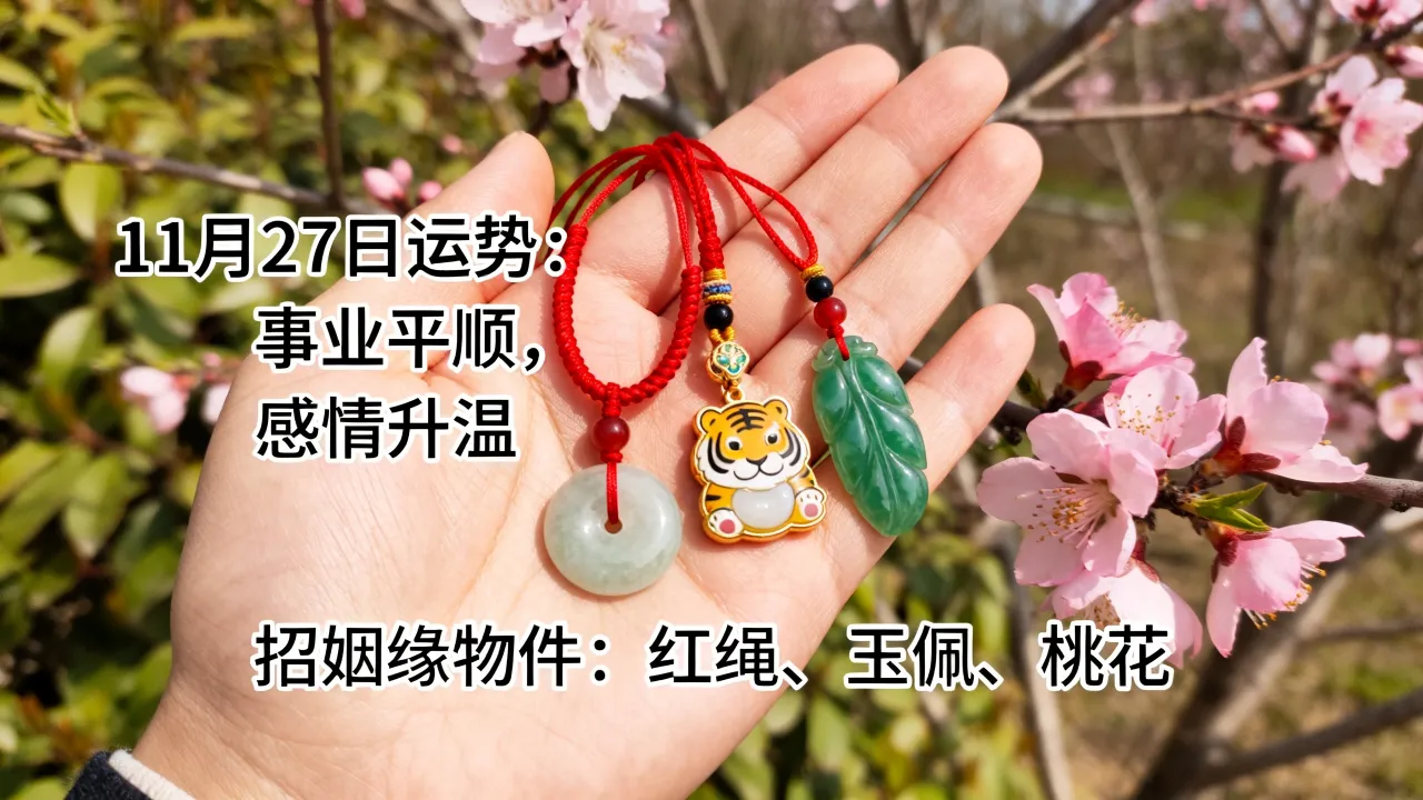 属虎人11月27日运势如何,2025属虎人招姻缘用什么物件? 属虎人11月27日运势如何,2025属虎人招姻缘用什么物件?