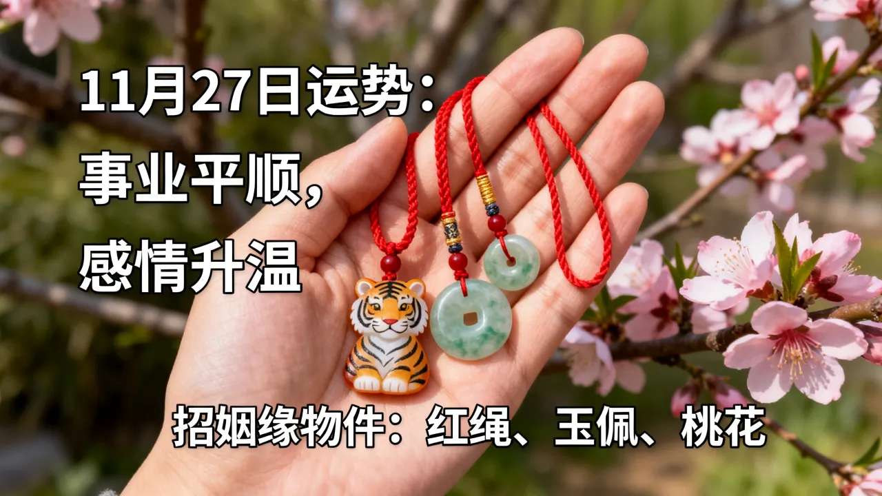 属虎人11月27日运势如何，2025属虎人招姻缘用什么物件？