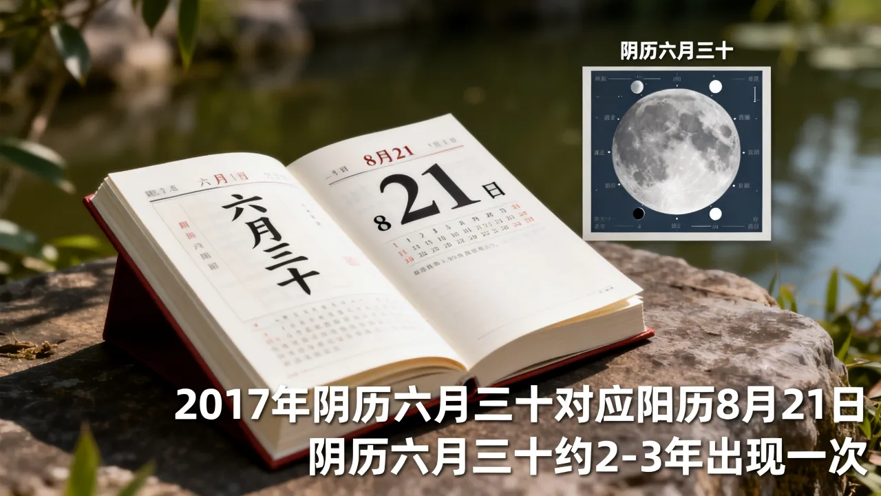 2017年阴历六月三十是几月几号,阴历六月三十多久一次? 2017年阴历六月三十是几月几号,阴历六月三十多久一次?