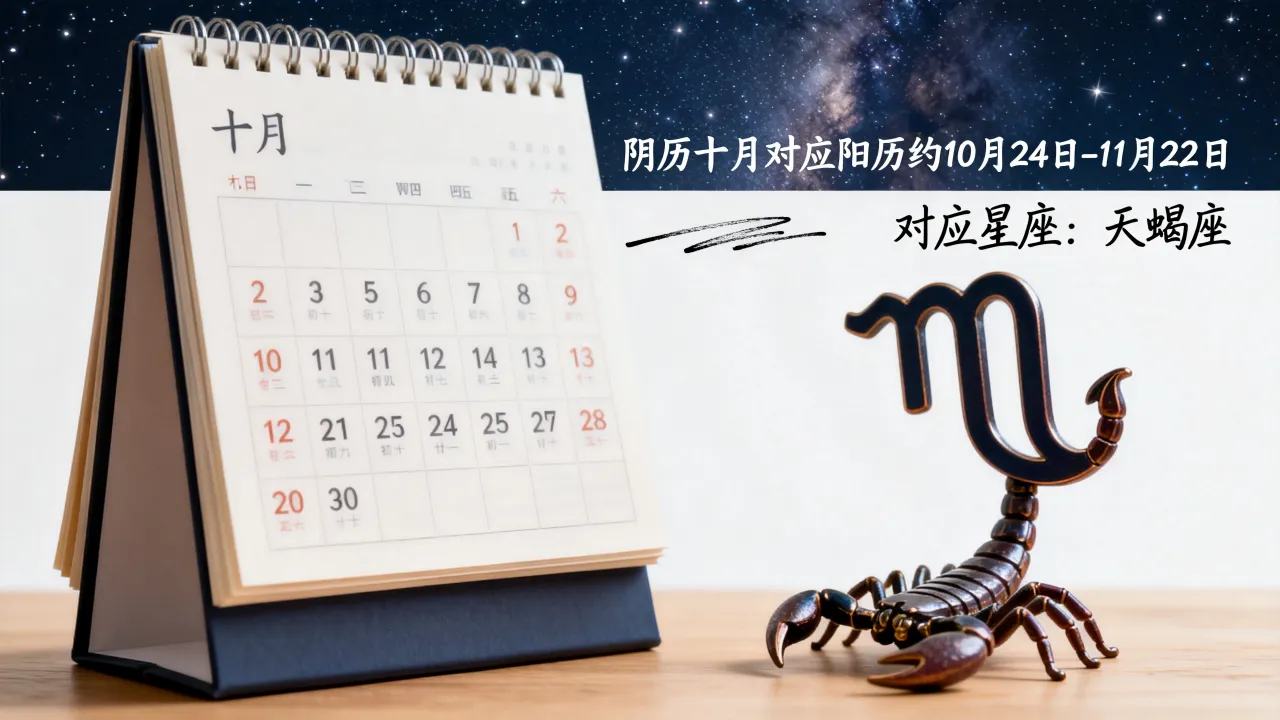 阴历十月是什么星座,阴历十月星座对应阳历怎么算 阴历十月是什么星座,阴历十月星座对应阳历怎么算