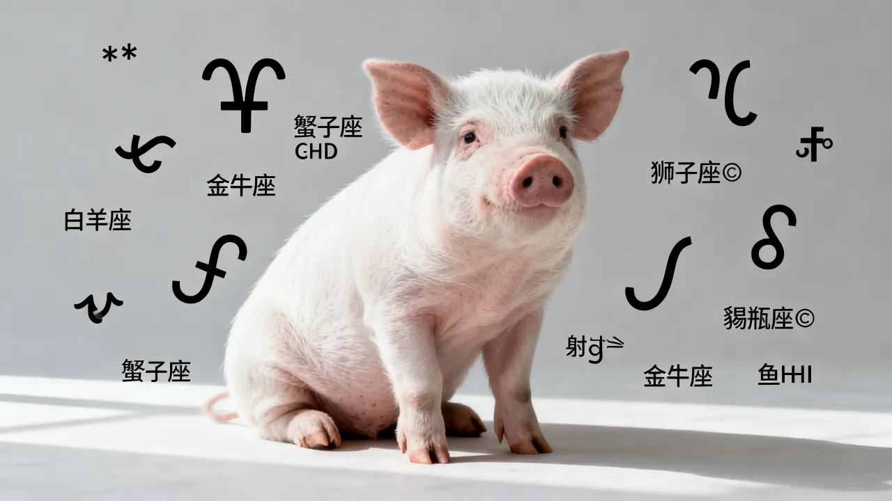 十二星座猪是什么星座，十二星座中属猪的对应星座是什么