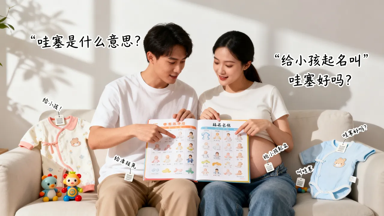 宝宝起名哇塞是什么意思，给小孩起名叫哇塞好吗？