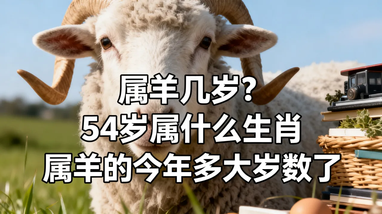 属羊几岁?54岁属什么生肖,属羊的今年多大岁数了 属羊几岁?54岁属什么生肖,属羊的今年多大岁数了
