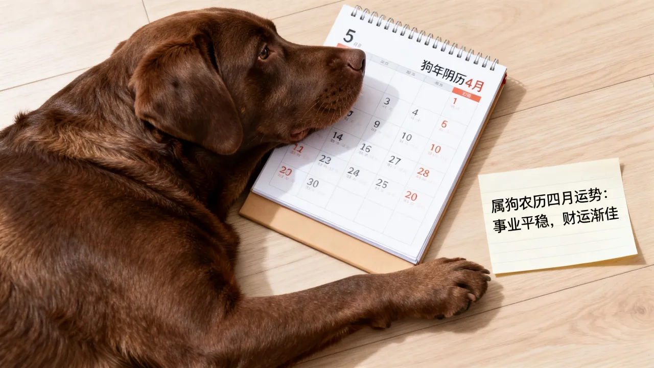 狗年阴历4月是几月几号，属狗农历四月运势如何