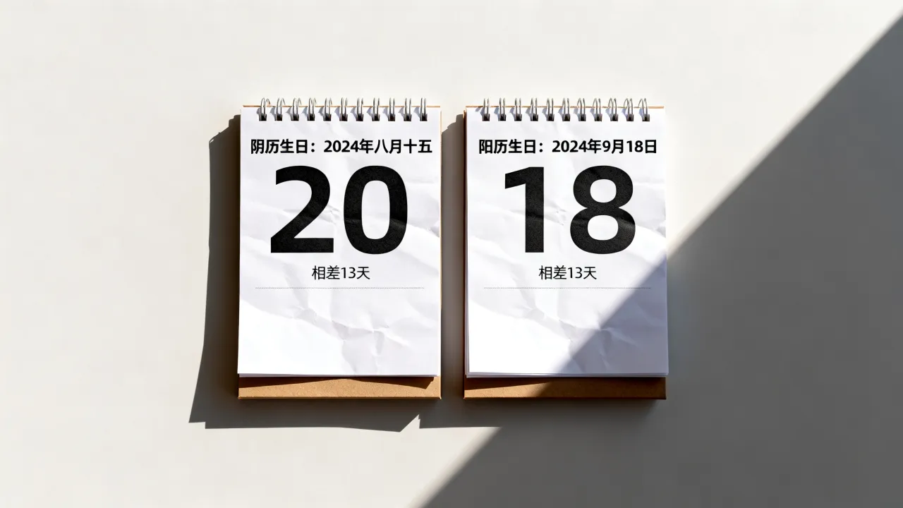 生日过阴历到底早不早，阴历生日比阳历早多少天