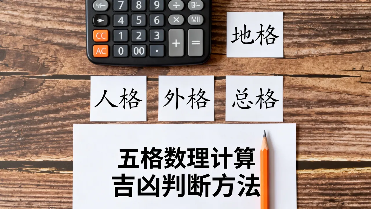 五格怎么判断吉凶？五格数理吉凶如何查询