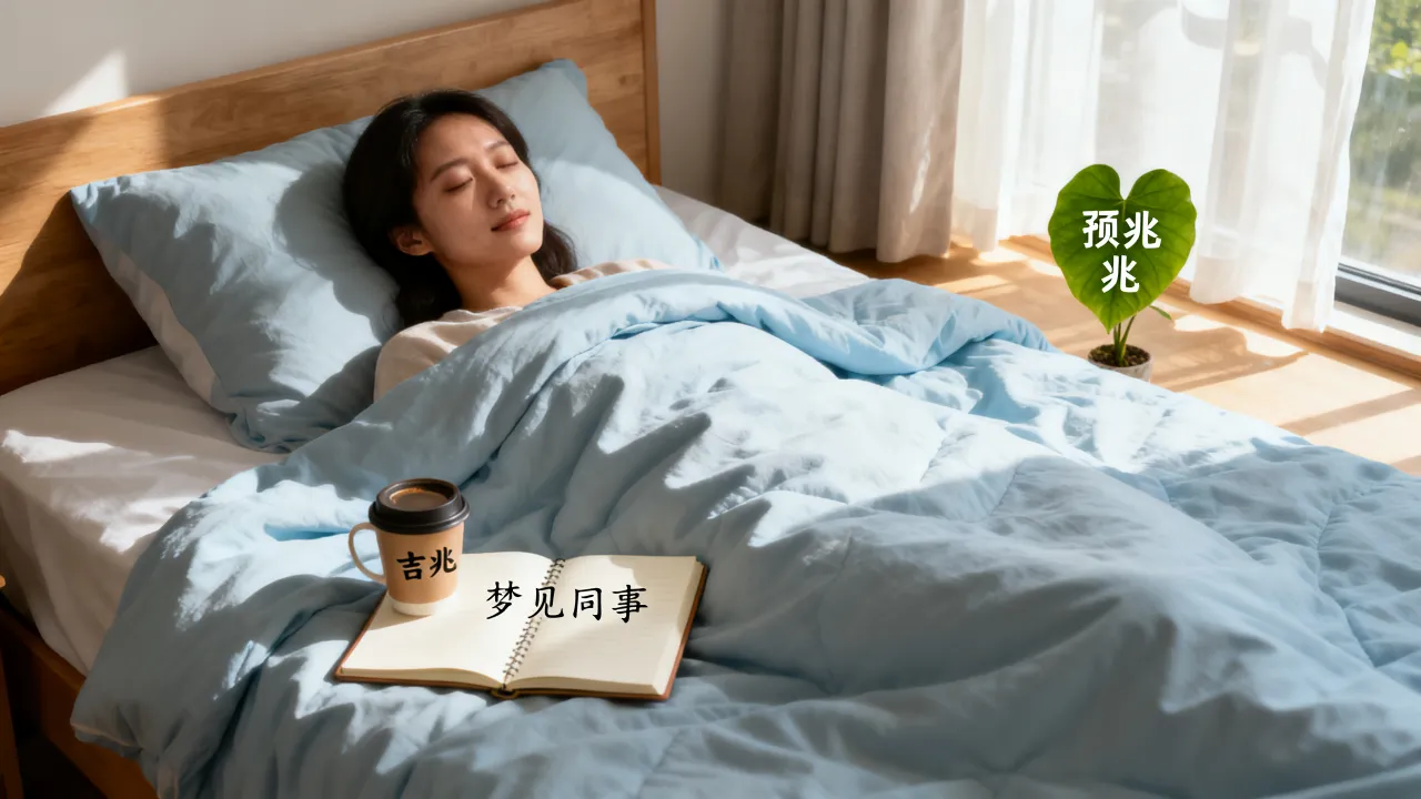 梦到了被同事是吉兆吗,梦见同事是什么预兆