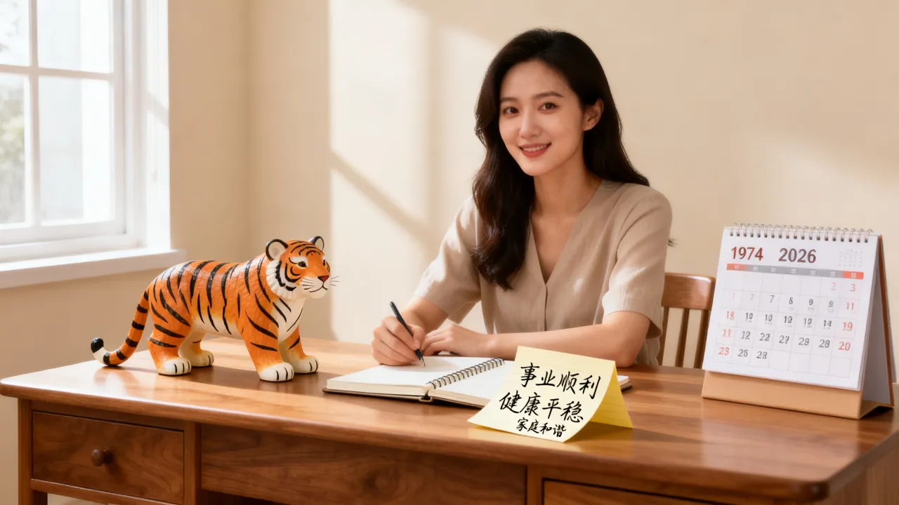 1974年属虎女2026年全年运势如何，2026年属虎女运程