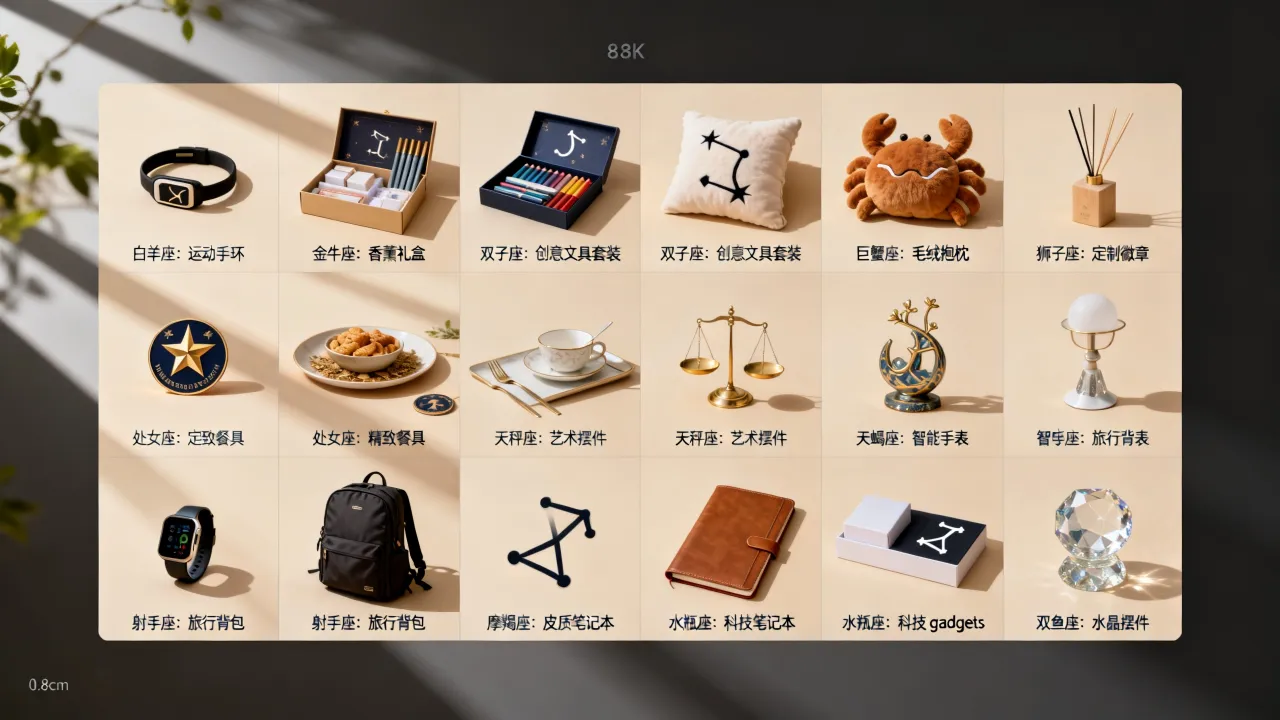 十二星座专属礼物是什么，怎么选？