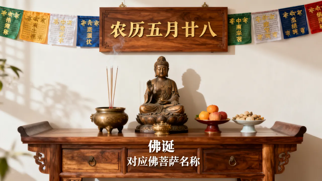 农历五月廿八是什么佛诞，阴历5月28日对应哪位佛菩萨