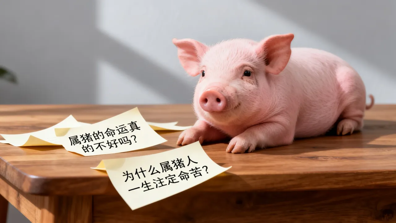 属猪的命运真的不好吗，为什么属猪人一生注定命苦？